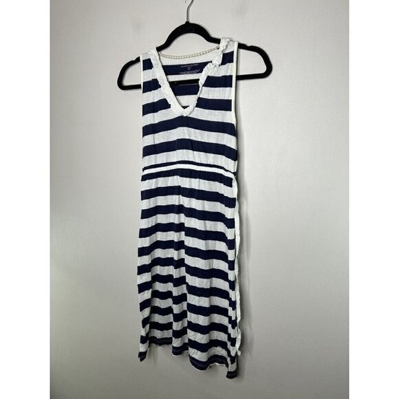 Tommy Hilfiger Sleepwear Dress Womens Blue White Stripe Sleeveless Size Small - Picture 8 of 14